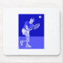 Blue Tennis Man Mousepad