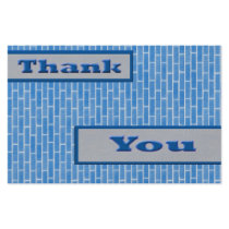 blue Thank You