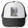 Blue Throated Macaw with Waterfall Mesh Hats