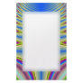Blue Tie Dye Fractal Stationery