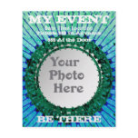 Blue Tiedye Photo Event Flyers