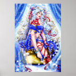 Blue Tiger Print