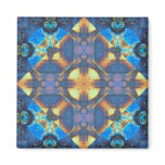 Blue Tile Magnets