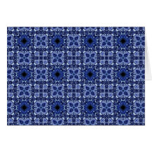 Blue Tiles Cards