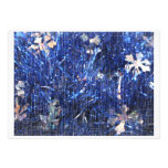 Blue Tinsel with Scratch Overlay Custom Announcement