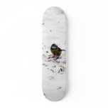 Blue Tit Eating Seed skateboards