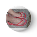 BLUE TOENAILS PINBACK BUTTONS
