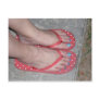 BLUE TOENAILS POSTCARD