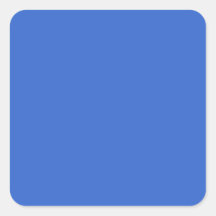 Blue Toiletry Labels / Square Sticker