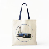 Blue TR6 Tote Bags