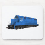 Blue Train Engine: Mousepad