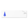 Blue Tree. Fir Evergreen Christmas Tree. Bumper Stickers