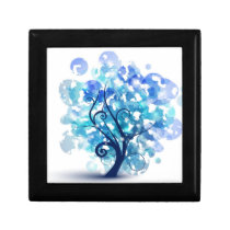 Blue Tree Keepsake Boxes