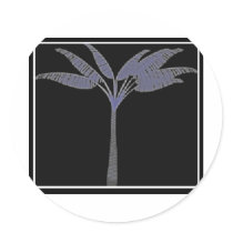 BLUE TREE STICKER