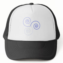 Blue Tri-Colour Spiral of Life