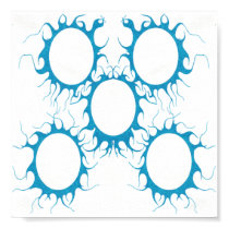 Blue Tribal Sun posters