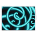 Blue Tube Pattern Card