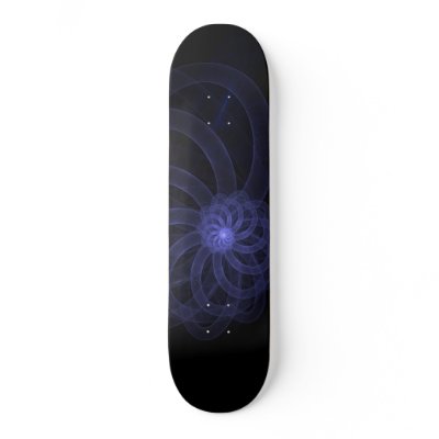 Blue tube shell skate deck by shineout_com