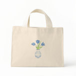 Blue Tulips Blue Bag