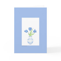 Blue Tulips Card