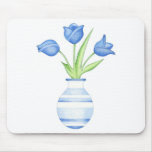 Blue Tulips Mousepad