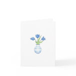 Blue Tulips Note Card