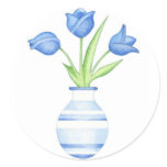 Blue Tulips Sticker