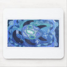 BLUE TURTLE MOUSEPAD