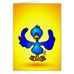 Blue twitter bird cards