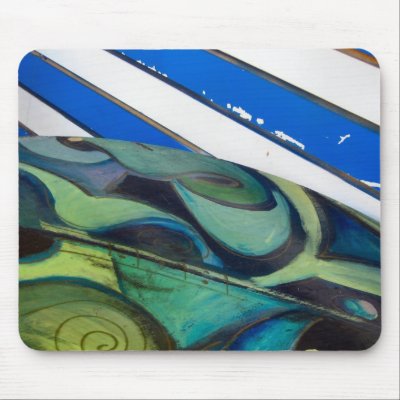 blue two mouse pads by DonnaGrayson_Photos