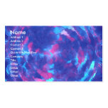 BLUE TYE-DYE BUSINESS CARD TEMPLATES