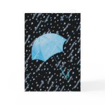 BLUE UMBRELLA SHOWERS OF LOVE by SHARON SHARPE Card