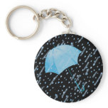 BLUE UMBRELLA SHOWERS OF LOVE by SHARON SHARPE keychains