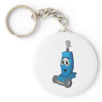 Blue Vacuum Cleaner Key Chain