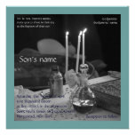 Blue Vaftisi Invitations
