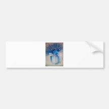 blue vase bumper sticker