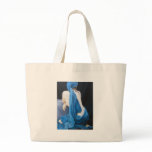 Blue Velvet Canvas Bag