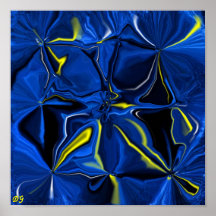 Blue Velvet Print