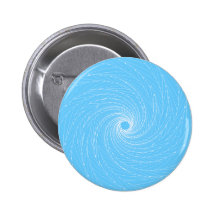 Blue Vortex Pinback Buttons