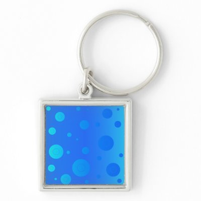 blue-wallpaper- polka dots bubbles patterns water key chains by CreativeColours