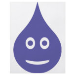 blue water drop icon custom flyer