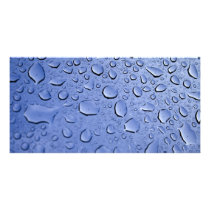 Blue Water Droplets