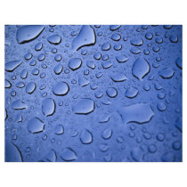 Blue Water Droplets Textured Flyers