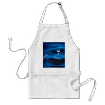 Blue Water Drops Aprons