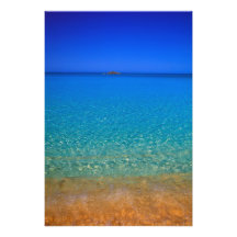 Blue water, Exuma Islands, Bahamas. Art Photo