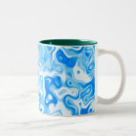 Blue Water texture Coffee Mugs