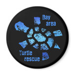 Blue Water Turtle Magnet