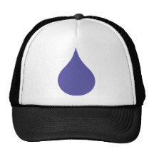 blue waterdrop hats