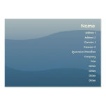 Blue Waves - Chubby Business Card