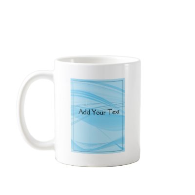 Blue Waves Coffee Mug by BeSeenBranding